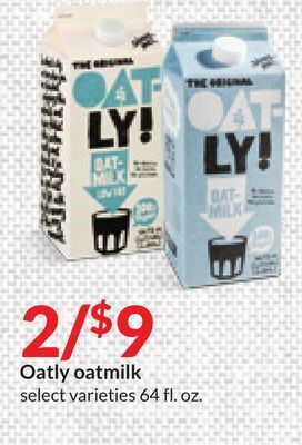 Hy-Vee Oatly oatmilk offer