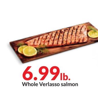 Hy-Vee Whole verlasso salmon offer