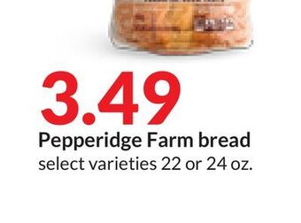 Hy-Vee Pepperidge farm bread offer