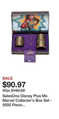 Game Stop Salesone disney plus ms marvel collector's box set - 5000 piece limited run gamestop exclusive offer