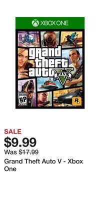 Game Stop Grand theft auto v - xbox one offer