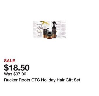 Belk Rucker roots gtc holiday hair gift set offer