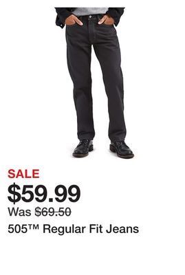 Belk 505 regular fit jeans offer