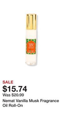 Ulta Beauty Nemat vanilla musk fragrance oil roll-on offer