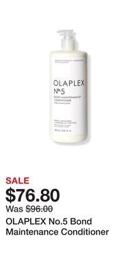 Ulta Beauty Olaplex no.5 bond maintenance conditioner offer