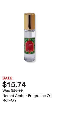 Ulta Beauty Nemat amber fragrance oil roll-on offer