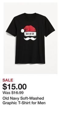 Old Navy Old navy soft-washed graphic t-shirt for men offer