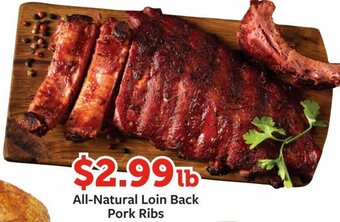 Fareway All-Natural Loin Back Pork Ribs offer