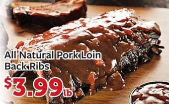Fareway All Natural Pork Loin Back Ribs offer