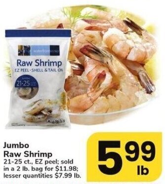 ACME Jumbo Raw Shrimp offer