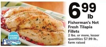 ACME Fisherman's Net Fresh Tilapia Fillets offer