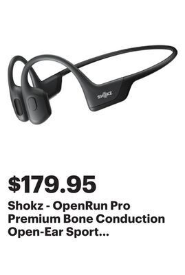 Best Buy Shokz - openrun pro premium bone conduction open-ear sport headphones - black offer