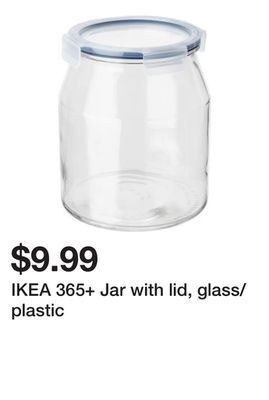 Ikea Ikea 365+ jar with lid, glass/plastic offer