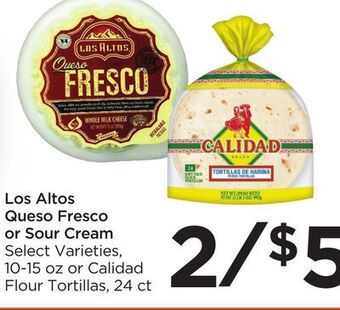 Food 4 Less Los altos queso fresco or sour cream offer