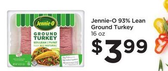 Food 4 Less Jennie-o 93% lean ground turkey offer