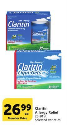 Vons Claritin allergy relief offer