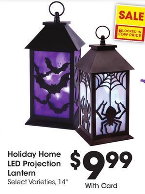 Ralphs Holiday home led projection lantern offer
