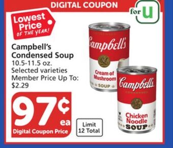 Vons Campbell's condensed soup offer