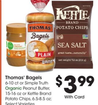 Ralphs Thomas' bagels offer