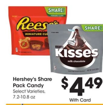 Ralphs Hershey's share pack candy offer