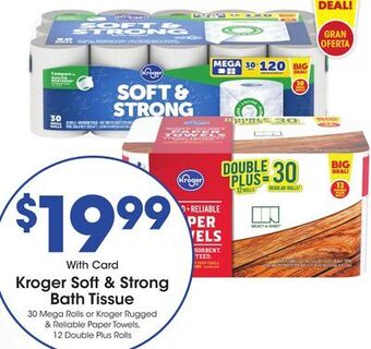 Ralphs Kroger soft & strong bath tissue offer