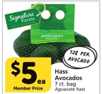 Albertsons Hass avocados offer