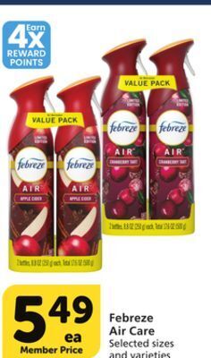 Albertsons Febreze air care offer