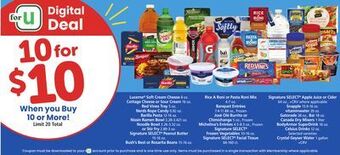 Albertsons Lucerne soft cream cheese 8 oz., cottage cheese or sour cream 16 oz., red vines tray 5 oz., nerds rope candy 0.92 oz., barill offer