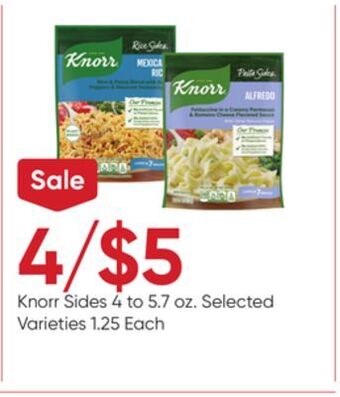 Stater Bros Knorr sides offer