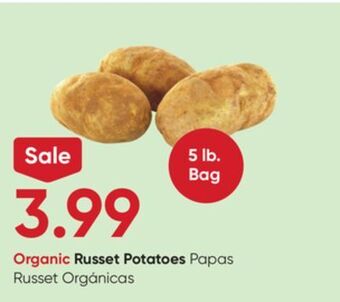 Stater Bros Organic russet potatoes offer