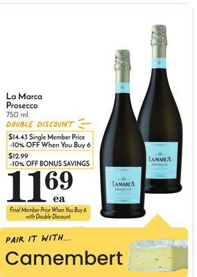 Pavilions La marca prosecco offer