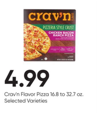 Stater Bros Crav'n flavor pizza offer