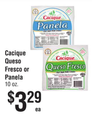 Smart & Final Cacique queso fresco or panela offer