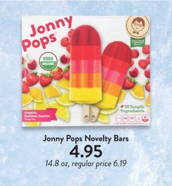 Fresh Thyme Jonny pops novelty bars offer
