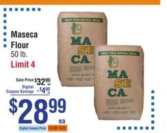 Smart & Final Maseca flour offer
