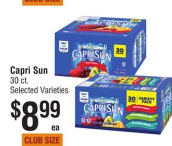 Smart & Final Capri sun offer