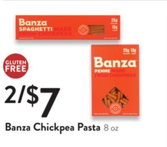 Fresh Thyme Banza chickpea pasta offer