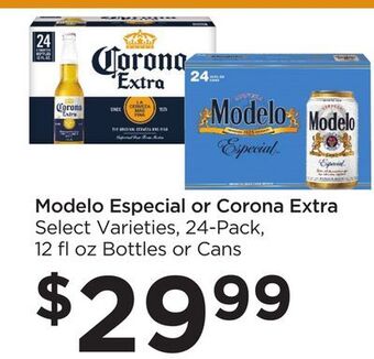Food 4 Less Modelo especial or corona extra offer