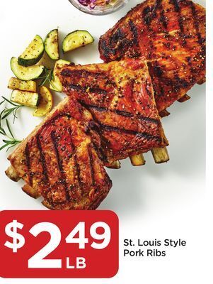 Food 4 Less St. louis style pork ribs offer