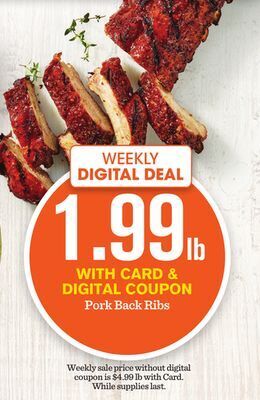 Mariano's Pork back ribs offer
