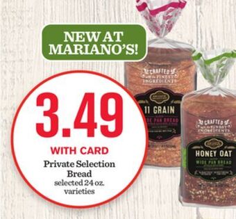 Mariano's Private selection bread offer