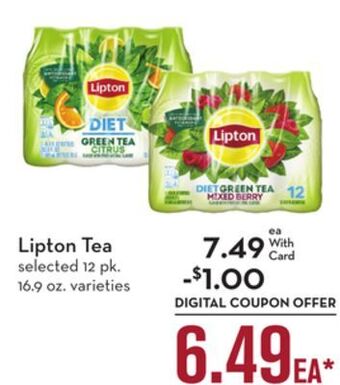 Mariano's Lipton tea offer