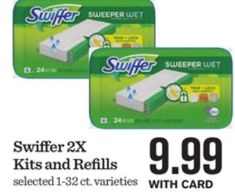 Mariano's Swiffer 2x kits and refills offer