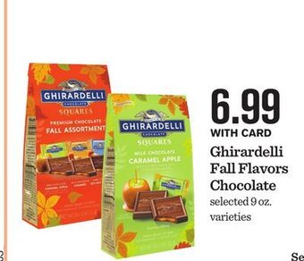 Mariano's Ghirardelli fall flavors chocolate offer