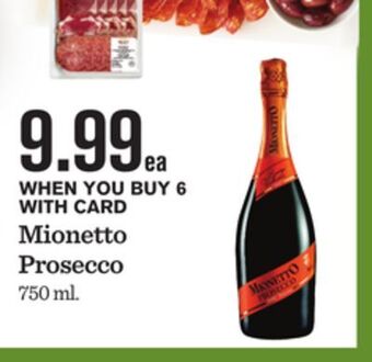 Mariano's Mionetto prosecco offer