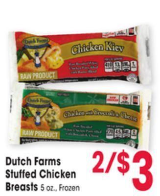 Jewel-Osco Dutch farms stuffed chicken breasts offer