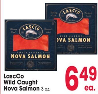 Jewel-Osco Lascco wild caught nova salmon offer