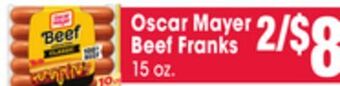 Jewel-Osco Oscar mayer beef franks offer
