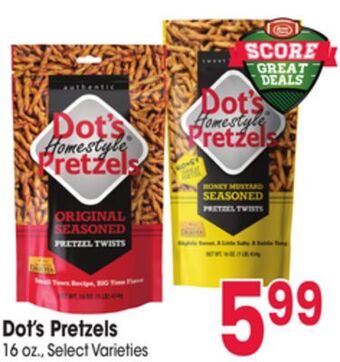 Jewel-Osco Dot's pretzels offer