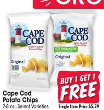Jewel-Osco Cape cod potato chips offer